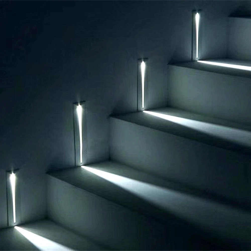 3W Led Stair Light AC85-265V Recessed Corner Wall lights Indoor IP20 Outdoor IP65 Stair Step stairway Hallway staircase Lamp