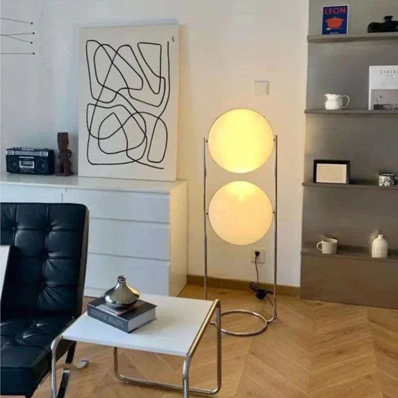 Nordic Designer Light Fixture Modern Simple Living Room Bedroom Decorative Lighting Stand Lamp Creative Bauhaus Eye Floor Lamps