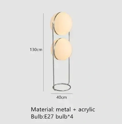 Nordic Designer Light Fixture Modern Simple Living Room Bedroom Decorative Lighting Stand Lamp Creative Bauhaus Eye Floor Lamps