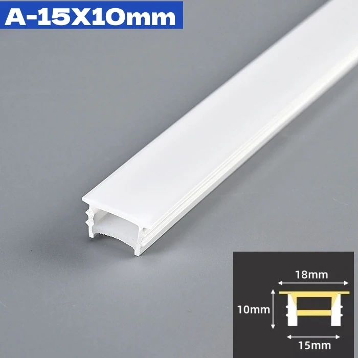 Rimless LED Neon Rope Lamp Silicone Tube Diffuser Channel For WS2811 WS2812B Recessed Outdoor Ribbon Flexible Strip Light