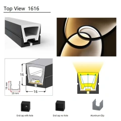 B1616 3side Black