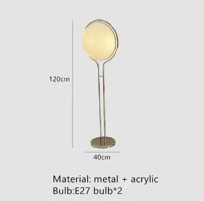 Nordic Designer Light Fixture Modern Simple Living Room Bedroom Decorative Lighting Stand Lamp Creative Bauhaus Eye Floor Lamps
