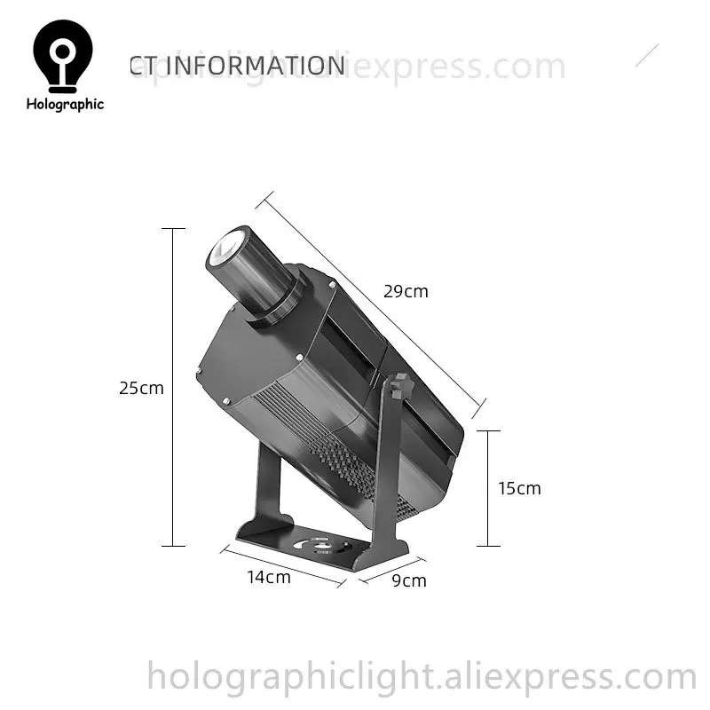 200W~300W Custom Gobo Projection Businesses Led Lamp Lighting Outdoor Gobo Projector Advertising logo projector Image Projection
