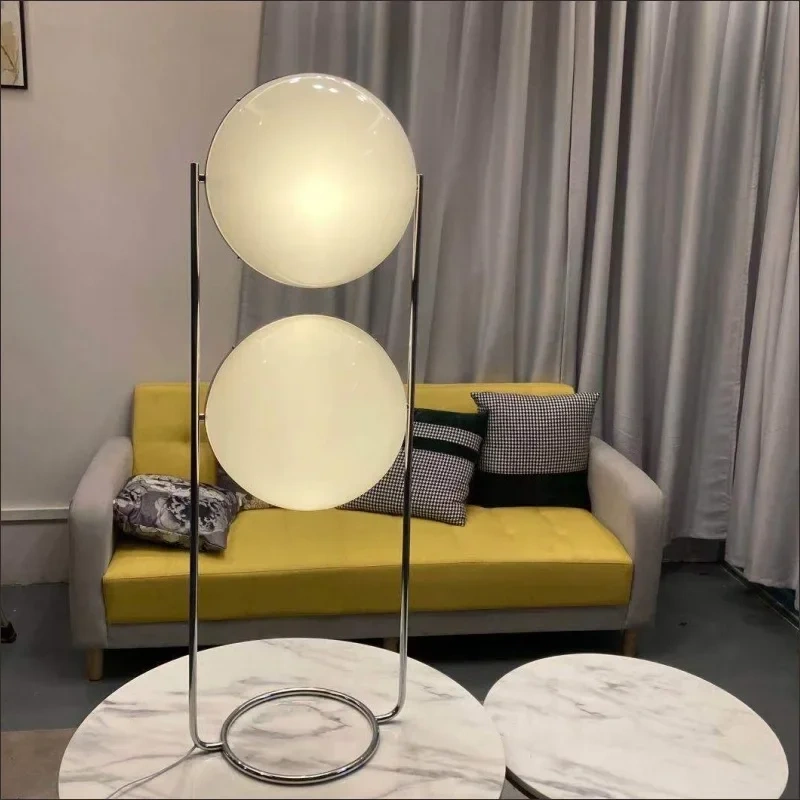 Nordic Designer Light Fixture Modern Simple Living Room Bedroom Decorative Lighting Stand Lamp Creative Bauhaus Eye Floor Lamps