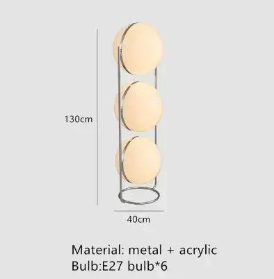 Nordic Designer Light Fixture Modern Simple Living Room Bedroom Decorative Lighting Stand Lamp Creative Bauhaus Eye Floor Lamps