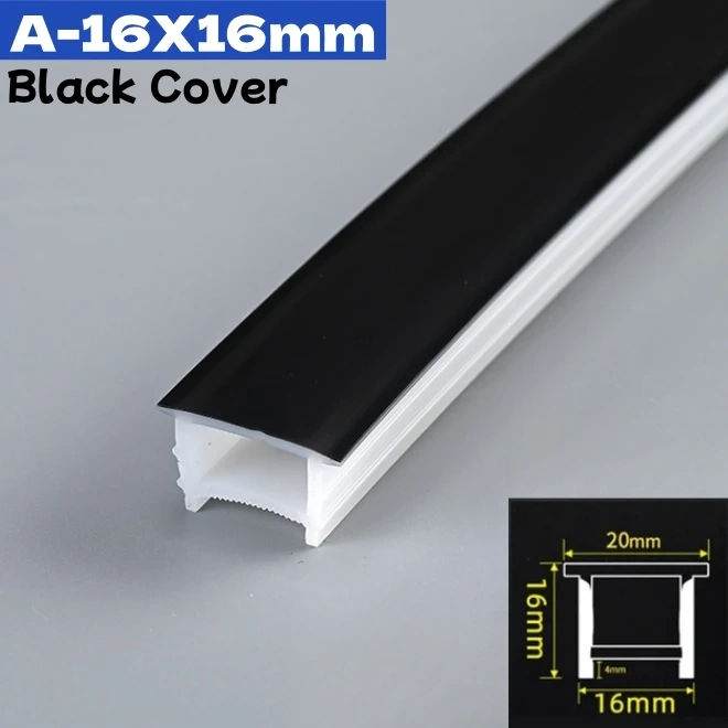 Rimless LED Neon Rope Lamp Silicone Tube Diffuser Channel For WS2811 WS2812B Recessed Outdoor Ribbon Flexible Strip Light