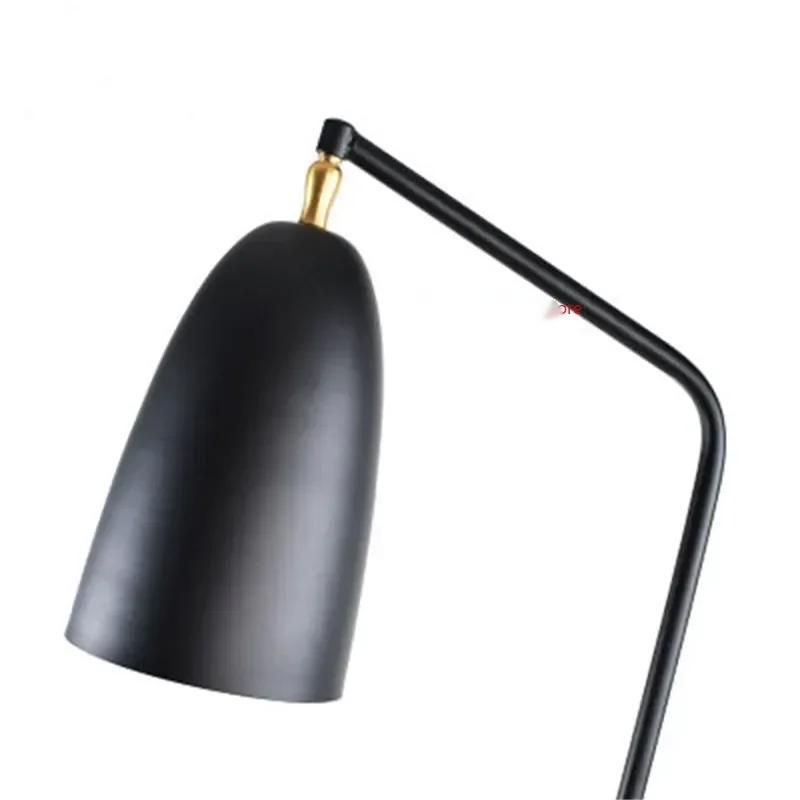 Denmark Designer Grasshopper Black Floor Lamps For  Living Room Studio Tripod Lambader Standing Lamp Stand Light