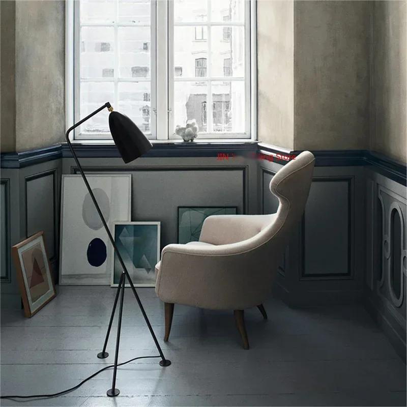 Denmark Designer Grasshopper Black Floor Lamps For  Living Room Studio Tripod Lambader Standing Lamp Stand Light