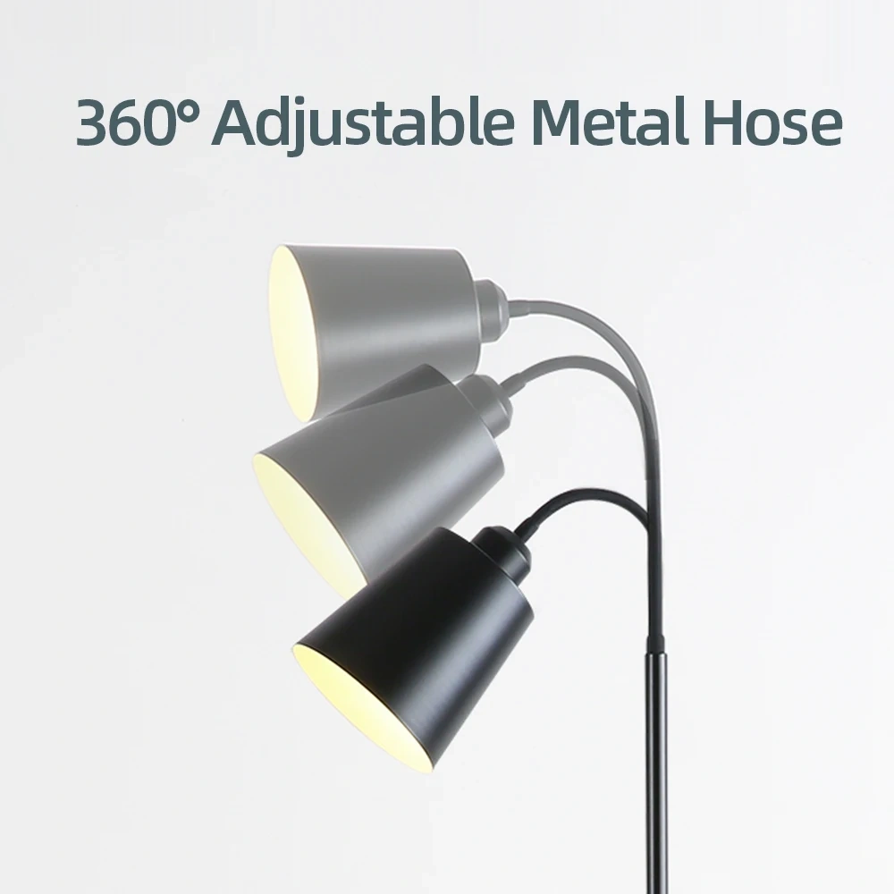 Modern Floor Lamp Adjustable Gooseneck Led Sofa Floor Lights Living Room Bedroom Study Indoor Decoration Standing Floor Lamp