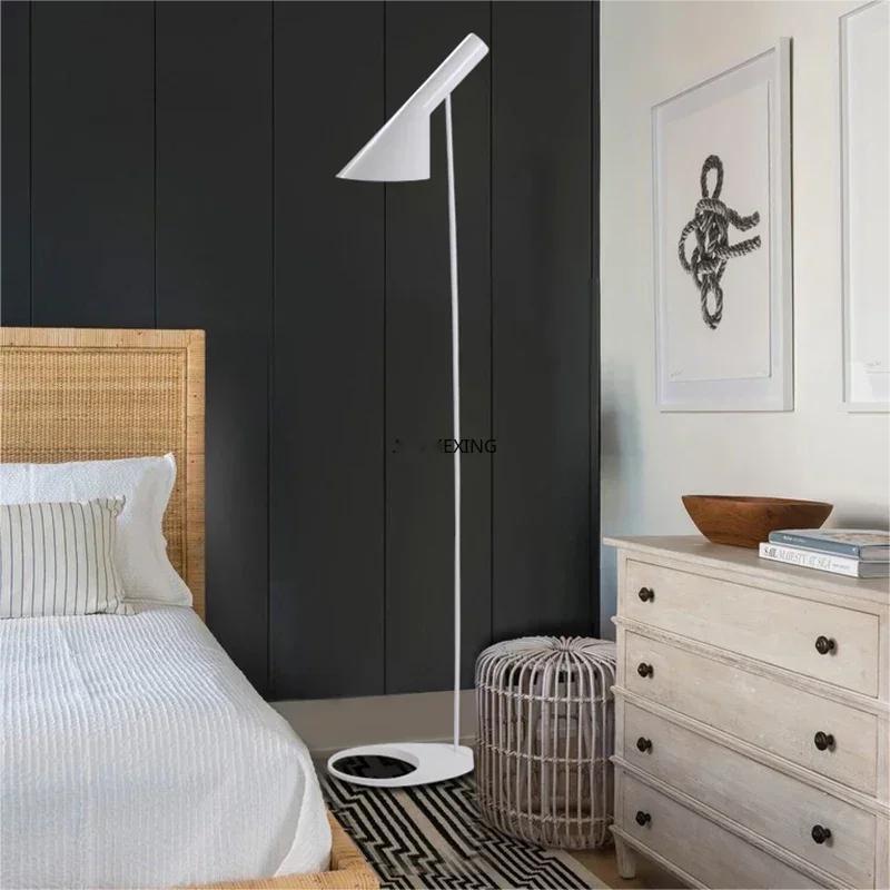 Nordic Designer Black White Floor Lamps For Living Dining Room Bedroom Beside Corner The Sofa Study Lighting Decorative Lights