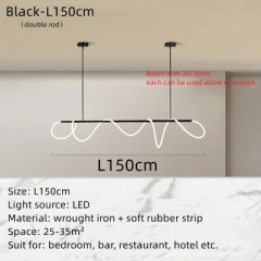 Black-L150cm