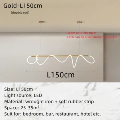 Gold-L150cm