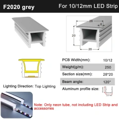 F2020 Top Grey 12mm