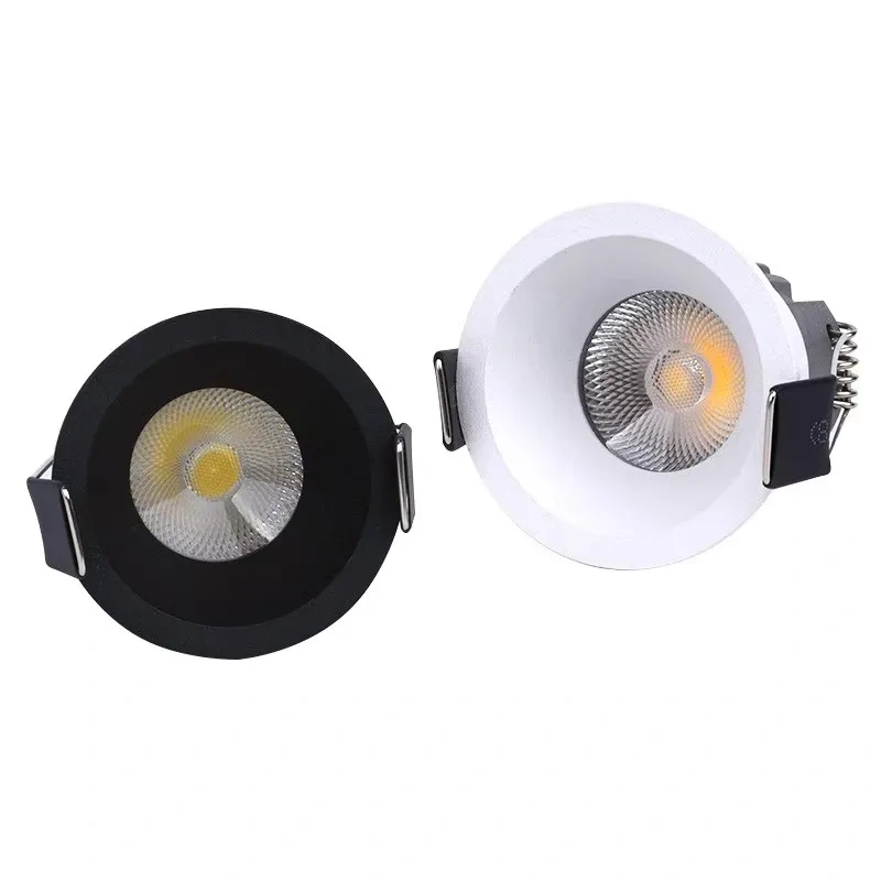 85-260V Mini LED Spot light Anti-glare Ceiling light COB Recessed downlight bedroom kitchen wine cabinet Showcase Display Light