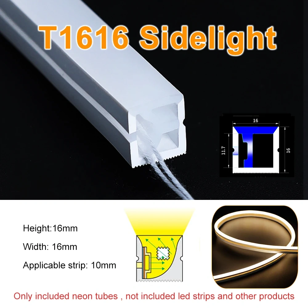 WS2812B WS2811 LED Neon Tube Flexible Silica Gel Ribbon Linear Decor Silicon IP67 Waterproof For WS2812 SK6812 5050 Strip Light