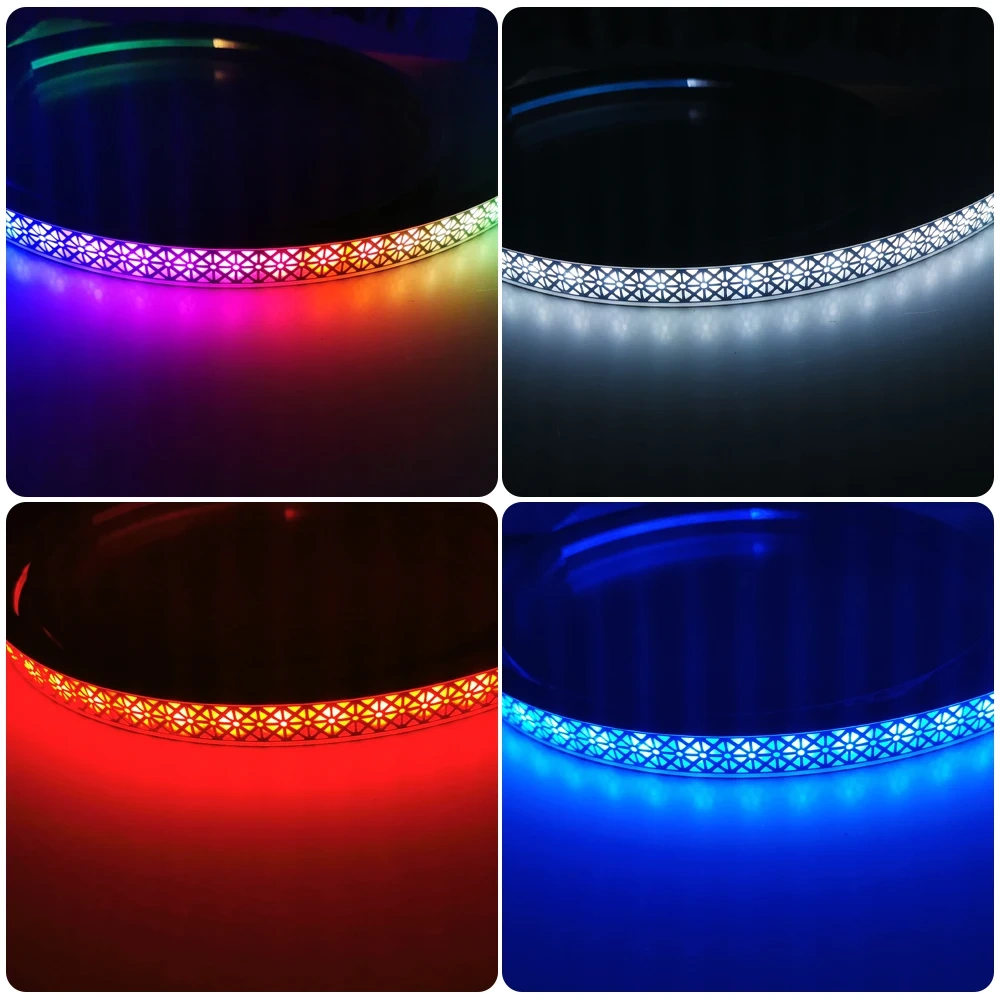 LED Silicone Neon Tube Anti-glare T1610 T2010 Flexible Protection Cover Honeycomb Styling For 12mm 2835/5050 WS2812 Light Strip