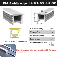 F1616 White for 10mm