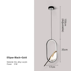 Ellipse-Black Gold