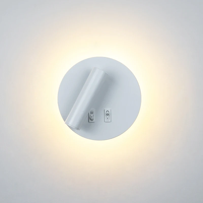 Modern LED wall sconce for bedroom lighting