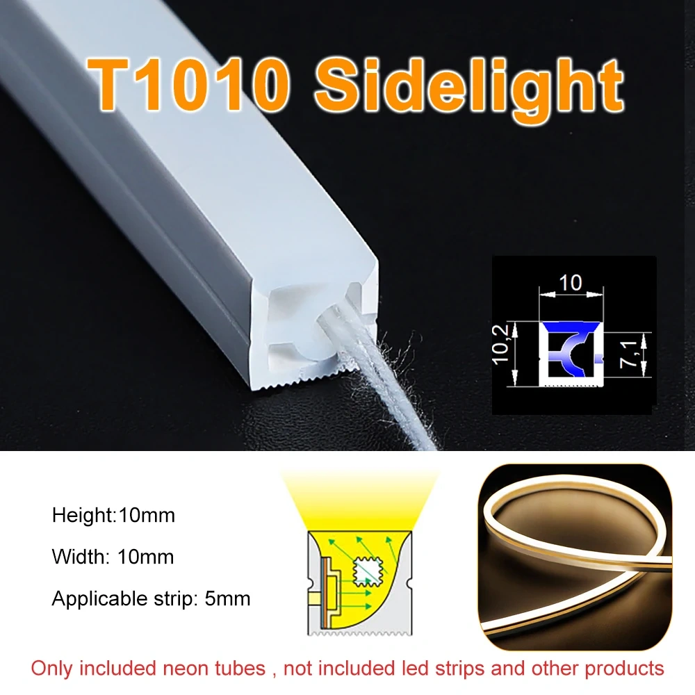 WS2812B WS2811 LED Neon Tube Flexible Silica Gel Ribbon Linear Decor Silicon IP67 Waterproof For WS2812 SK6812 5050 Strip Light