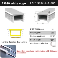 F3020 White for 15mm