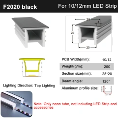 F2020 Top Black 12mm