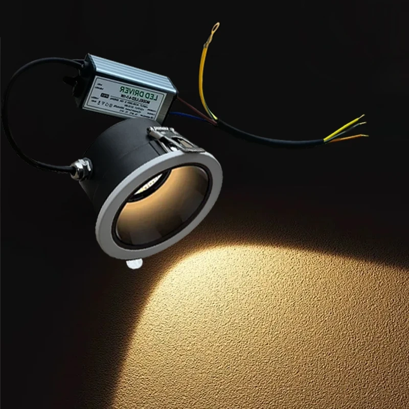 LED waterproof downlight outdoor spotlight 220v/110v3W 5W 7W balcony kitchen shower room can be installed opening 75mm