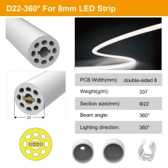 D22-360 for 8mm PCB