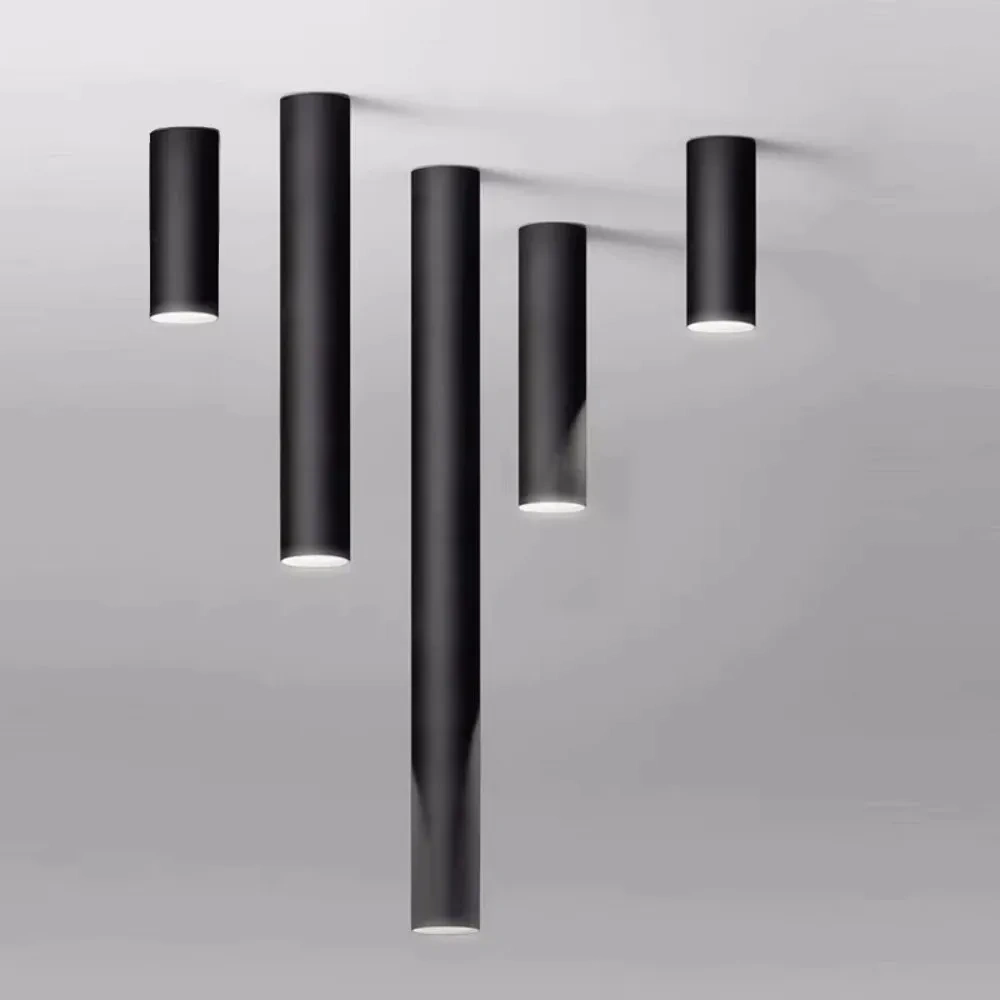 Cylinder Dimmable LED COB Ceiling Lights AC85~265V 10W 15W Surface Mounted Downlights Kitchen Living Room Bbedroom Hotel