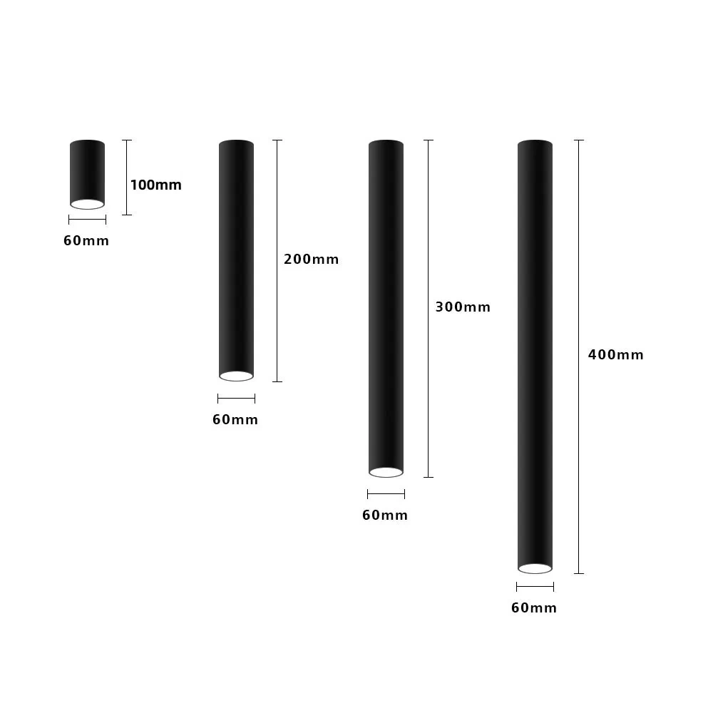 Cylinder Dimmable LED COB Ceiling Lights AC85~265V 10W 15W Surface Mounted Downlights Kitchen Living Room Bbedroom Hotel