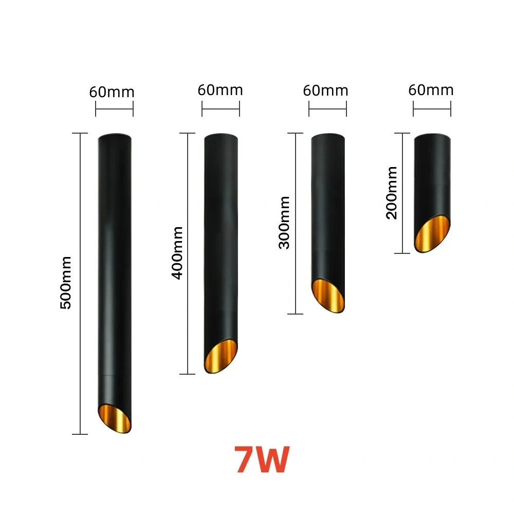 Cylinder Dimmable LED COB Ceiling Lights AC85~265V 10W 15W Surface Mounted Downlights Kitchen Living Room Bbedroom Hotel