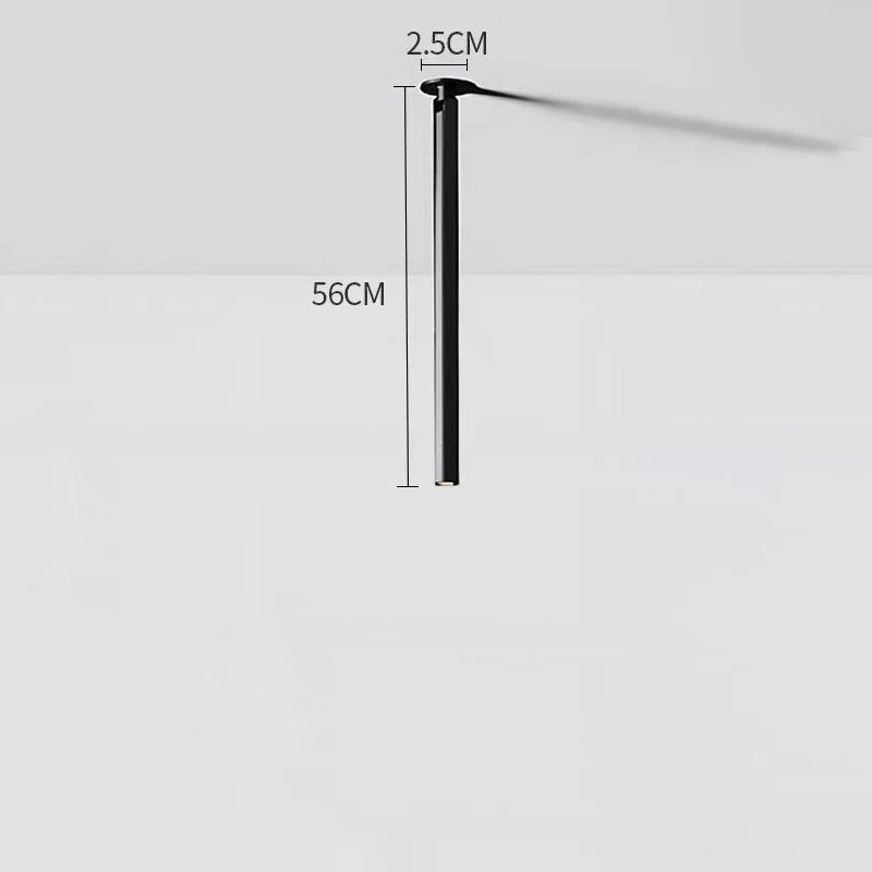 LED Minimalist Tube Spotlight Embedded Atmosphere Light Creative Art Light Luxury Ceiling Light