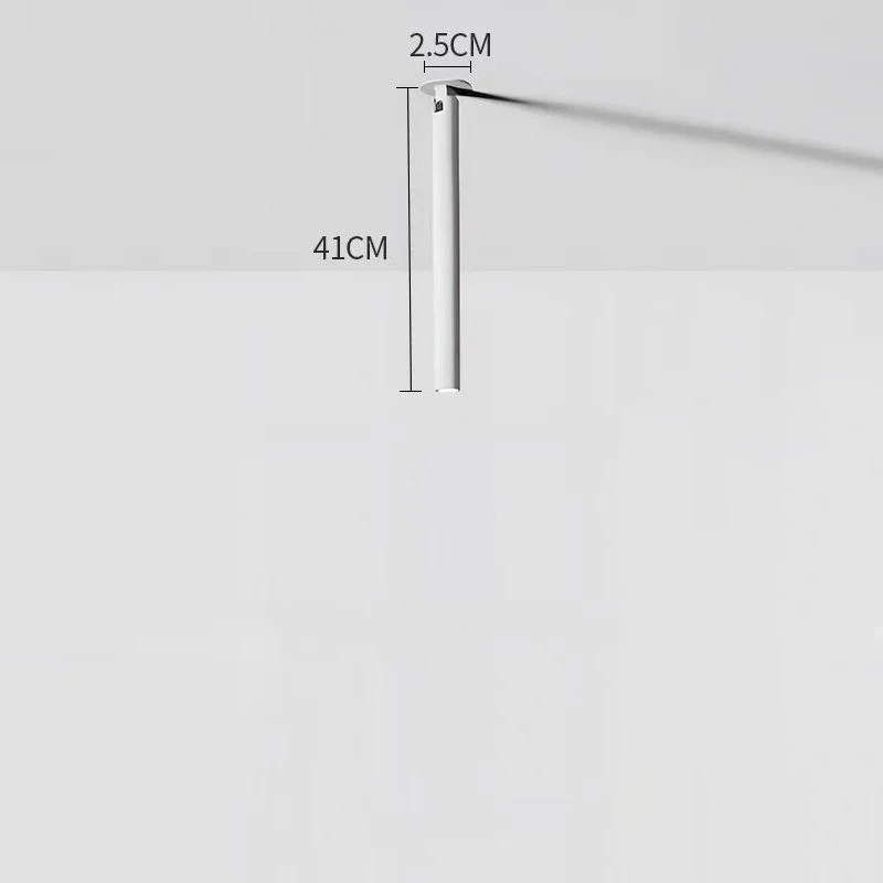 LED Minimalist Tube Spotlight Embedded Atmosphere Light Creative Art Light Luxury Ceiling Light