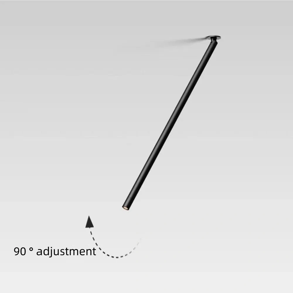 LED Minimalist Tube Spotlight Embedded Atmosphere Light Creative Art Light Luxury Ceiling Light