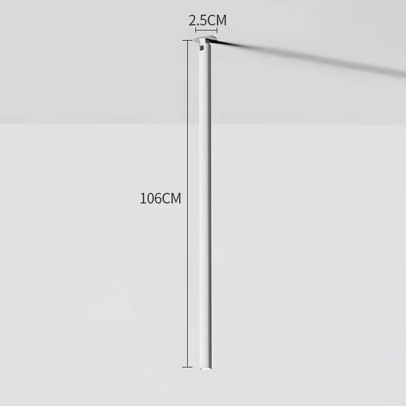 LED Minimalist Tube Spotlight Embedded Atmosphere Light Creative Art Light Luxury Ceiling Light