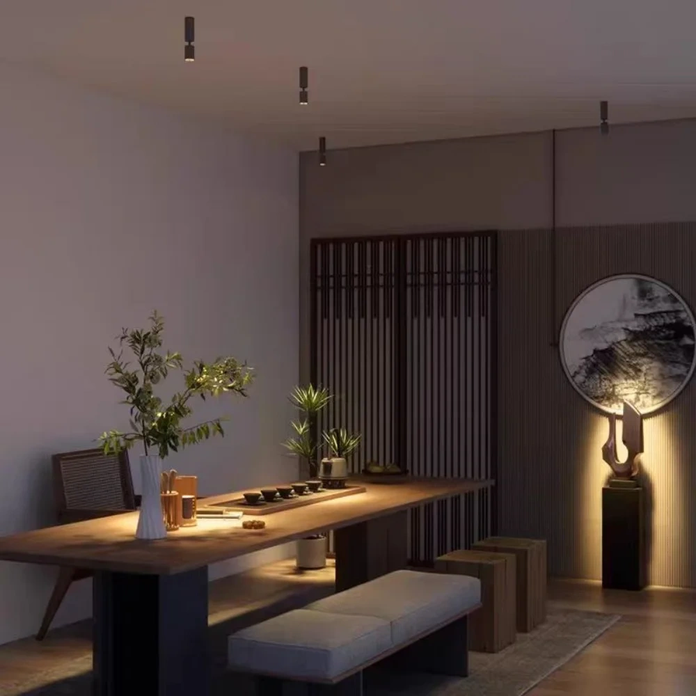LED Surface mounted spotlight 3 ° 8 ° 15 ° small angle beam household lighting ceiling mounted background ambient light