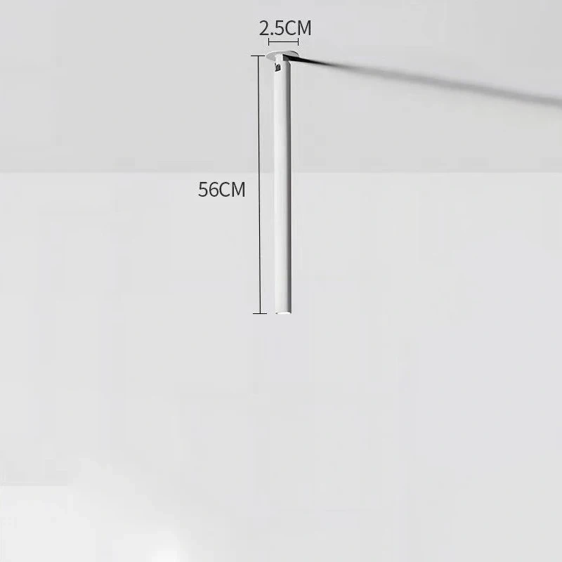 LED Minimalist Tube Spotlight Embedded Atmosphere Light Creative Art Light Luxury Ceiling Light
