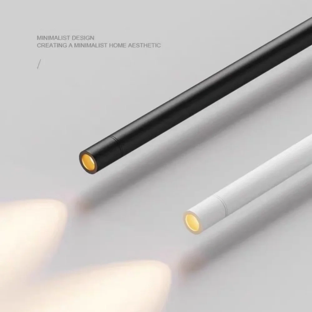 LED Minimalist Tube Spotlight Embedded Atmosphere Light Creative Art Light Luxury Ceiling Light