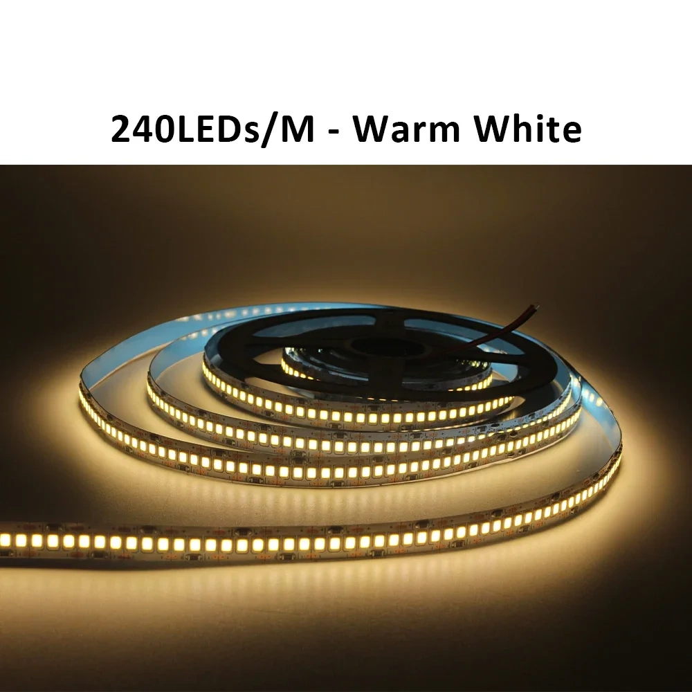 5M 12V LED Strip SMD 2835 LED Tape 120LED/M 240LED/M Ice Blue Warm Cool White 12 volt Flexible Stripe Ribbon Home Decor Light