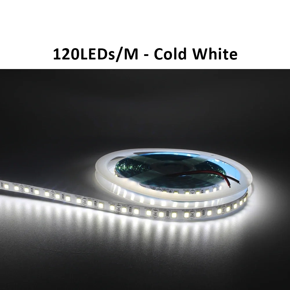 5M 12V LED Strip SMD 2835 LED Tape 120LED/M 240LED/M Ice Blue Warm Cool White 12 volt Flexible Stripe Ribbon Home Decor Light