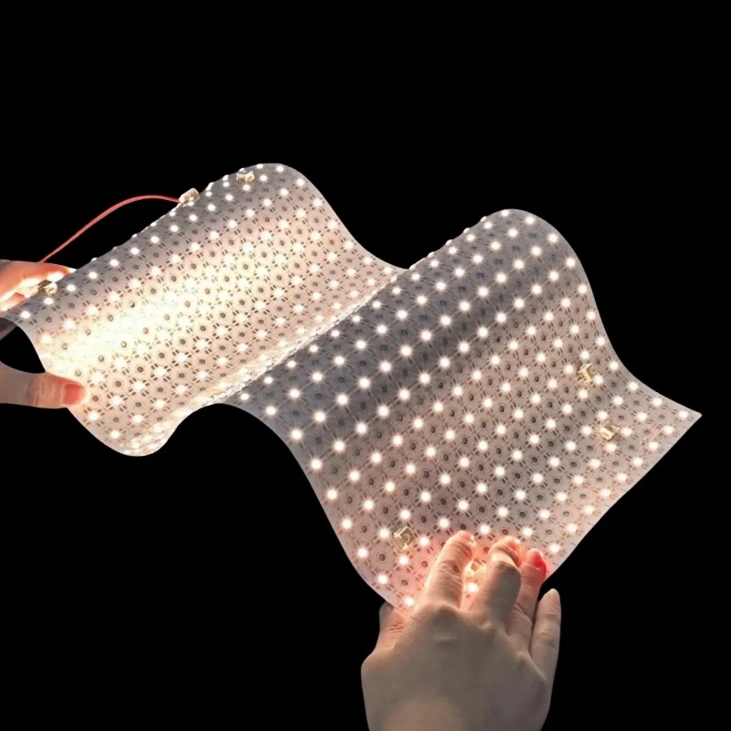 Flexible Cuttable Stone Backlight Light Emitting Diode Panel 480x240 mm 392 Light Emitting Diode/m Thin Backlight Sheet