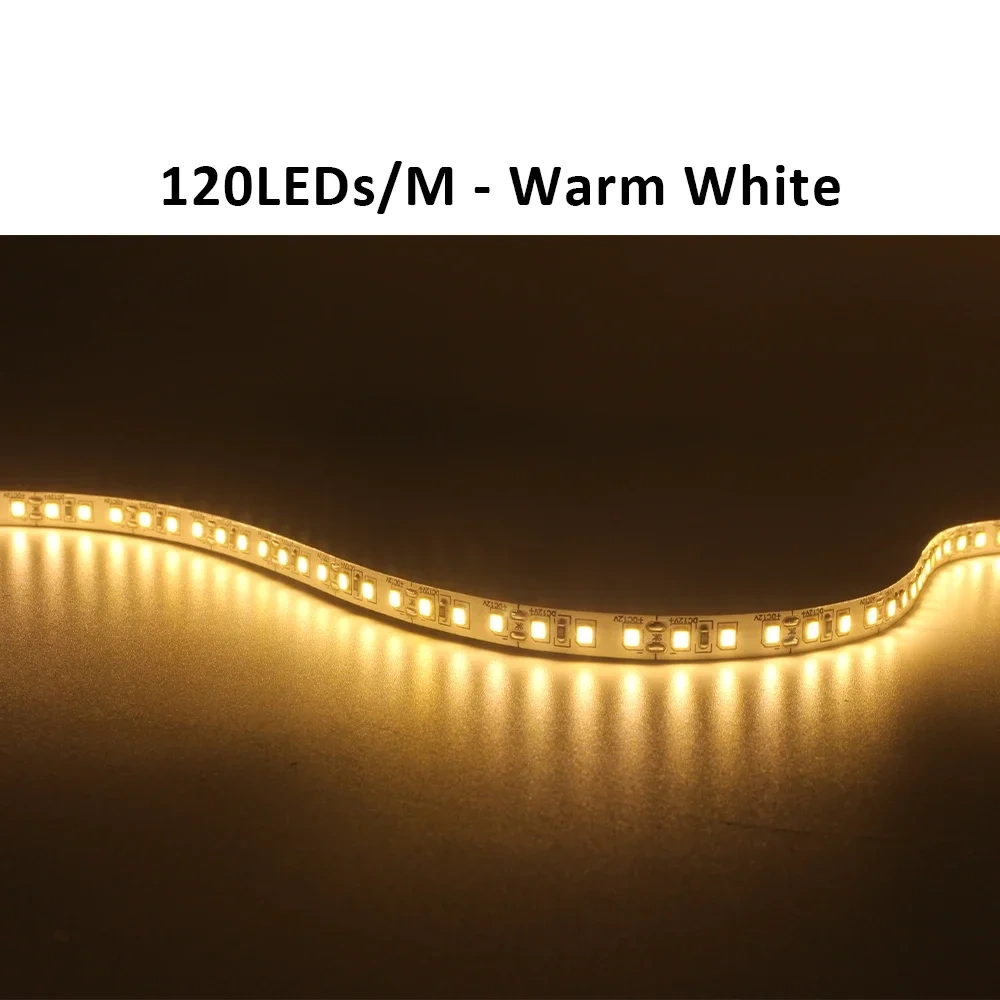 5M 12V LED Strip SMD 2835 LED Tape 120LED/M 240LED/M Ice Blue Warm Cool White 12 volt Flexible Stripe Ribbon Home Decor Light