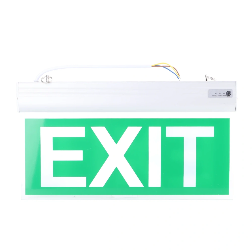 110‑220V Acrylic 3W 12 LEDs Emergency Exit Sign Light Safety Indicator Lamp Exit Emergency Sign LED Emergency Light