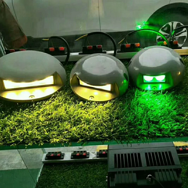 9W 6W 3W LED Inground Light Outdoor Underground Lights Recessed Spotlight Kit IP67 DC12V-24V Patio Pavers Floor Deck Stair Lamp