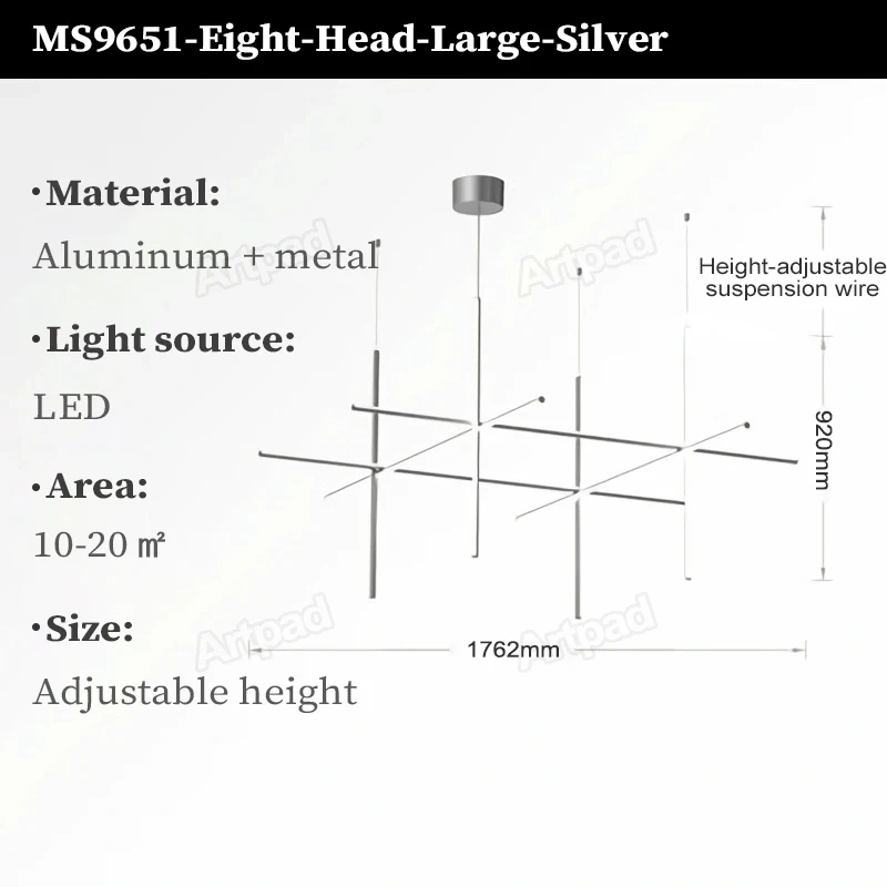 Italy Designer Tube Gold Chandeliers Post-Modern LED Simple Villa Living Room Kitchen Bar Blakc Chrome Luster Hanging Lighting