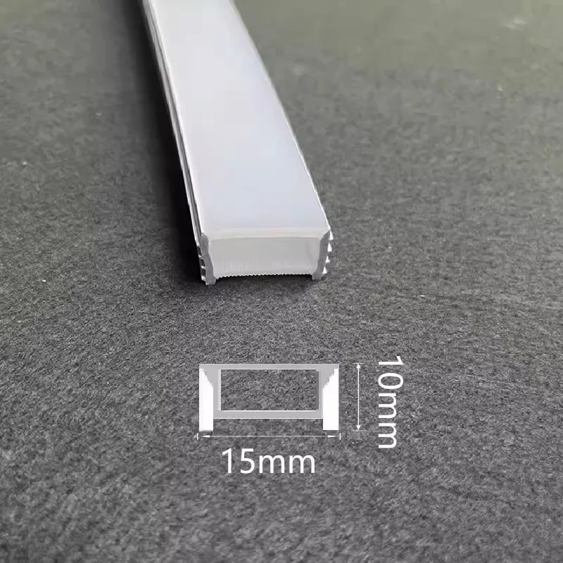 Flexible Silicone Light Strip Cover LED Neon Light Lampshade Embedded Channel for WS2815 Waterproof Lamp Tube Linear Lighting