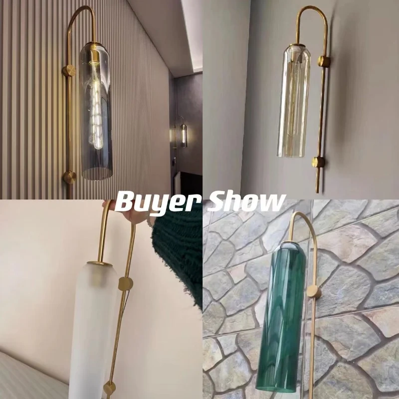 Modern Pendent Lamp Led Glass Nordic Hanging Lighting Fixtures Suspension Creative Living Bedside Bedroom indoor Chandeliers