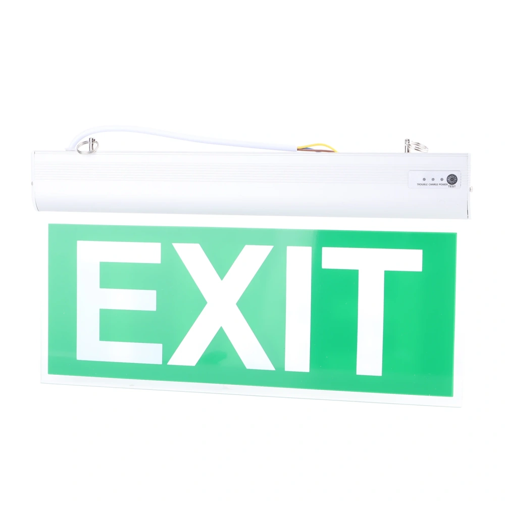 110‑220V Acrylic 3W 12 LEDs Emergency Exit Sign Light Safety Indicator Lamp Exit Emergency Sign LED Emergency Light