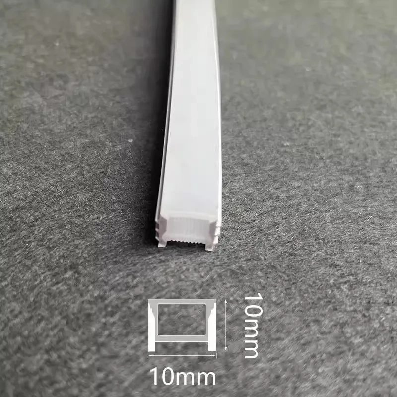 Flexible Silicone Light Strip Cover LED Neon Light Lampshade Embedded Channel for WS2815 Waterproof Lamp Tube Linear Lighting