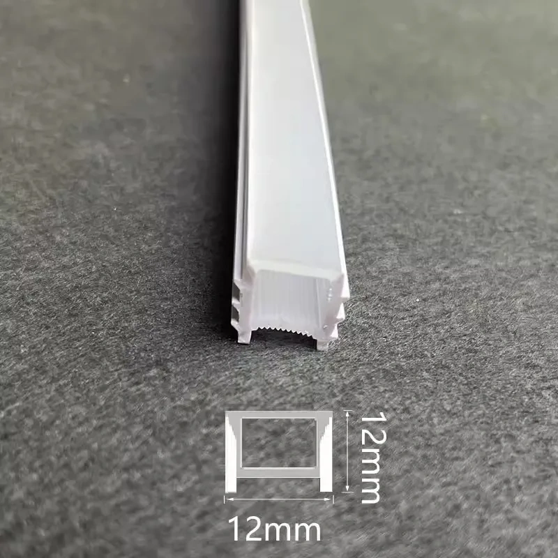 Flexible Silicone Light Strip Cover LED Neon Light Lampshade Embedded Channel for WS2815 Waterproof Lamp Tube Linear Lighting